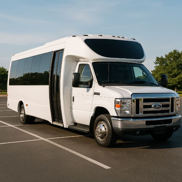 Pearland Shuttle Bus Rentals 20 Passenger Shuttle Bus