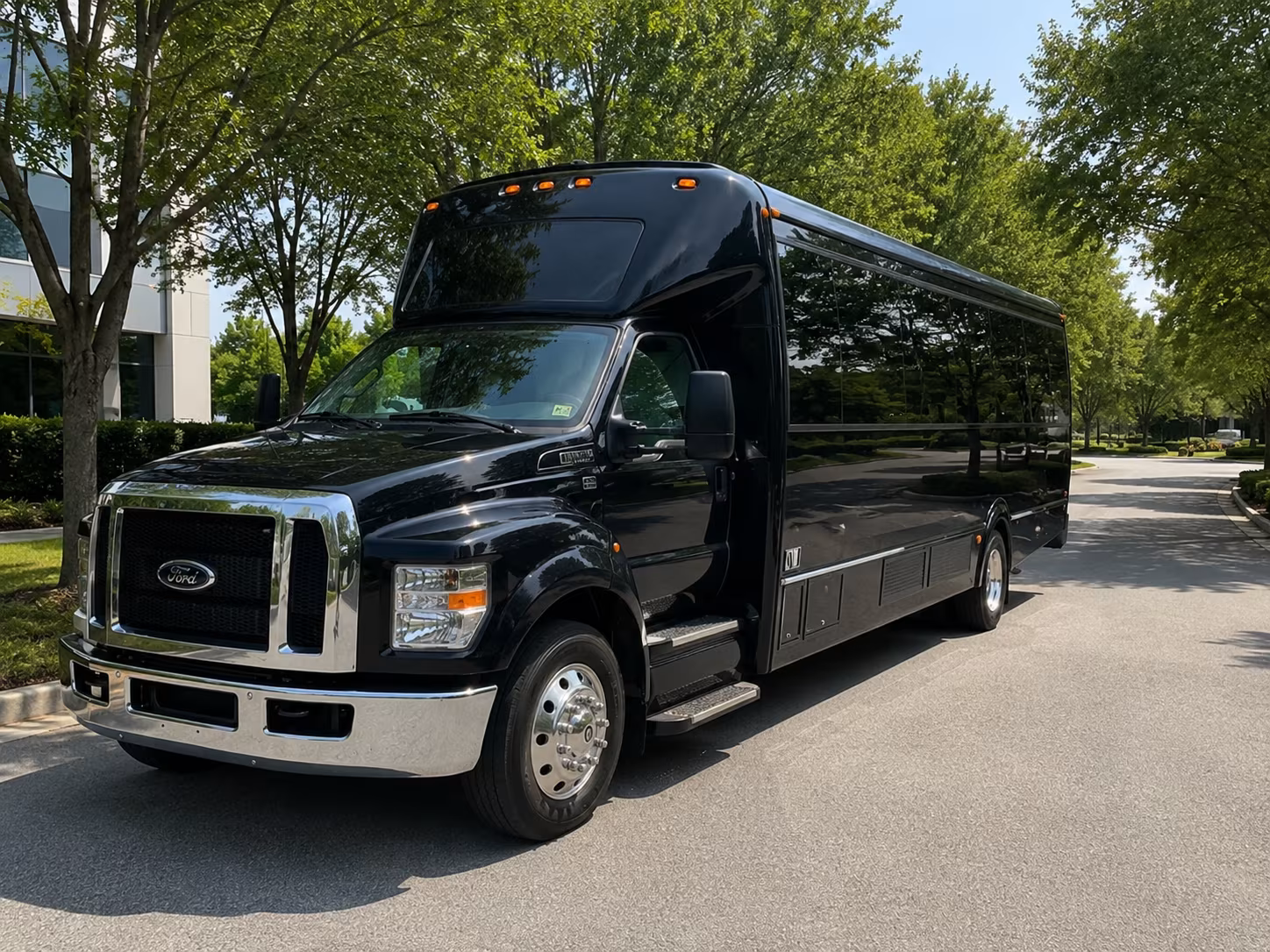 affordable pearland prom party bus prices split across your group